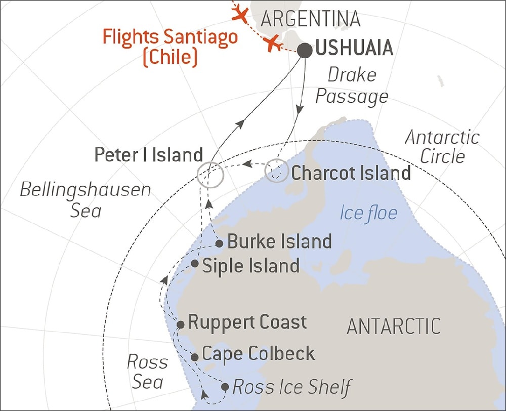 Route-Map-of-Ross-Sea-Luxury-Antarctica-Cruise-1